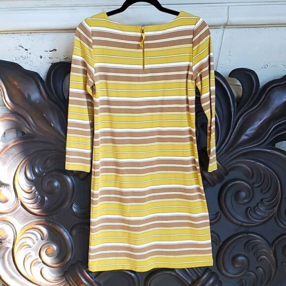 Banana Republic Striped Sheath Dress - Size 4 - Picture 2 of 6